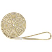 EXTREME MAX Extreme Max 3006.2114 BoatTector Double Braid Nylon Dock Line - 1/2" x 20', White & Gold 3006.2114